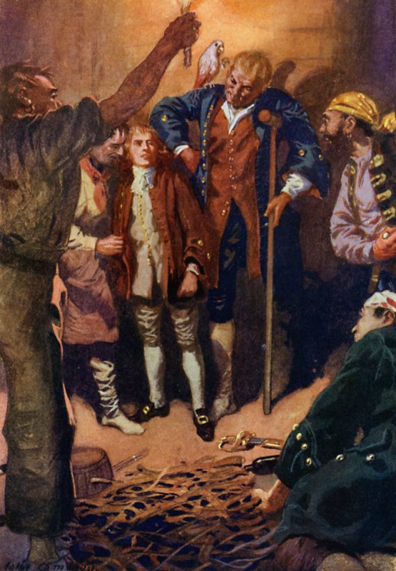 A Treasure Island illusztrációja alkotó: John Cameron