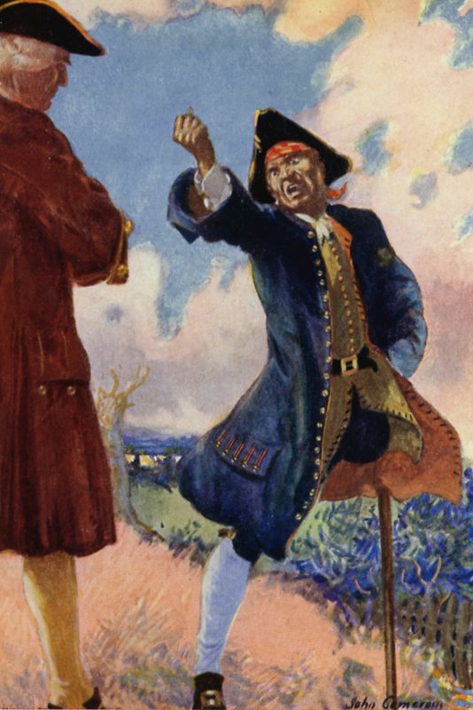 A Treasure Island illusztrációja alkotó: John Cameron
