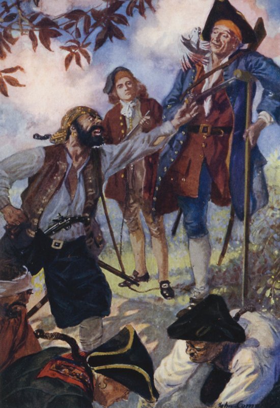A Treasure Island illusztrációja alkotó: John Cameron