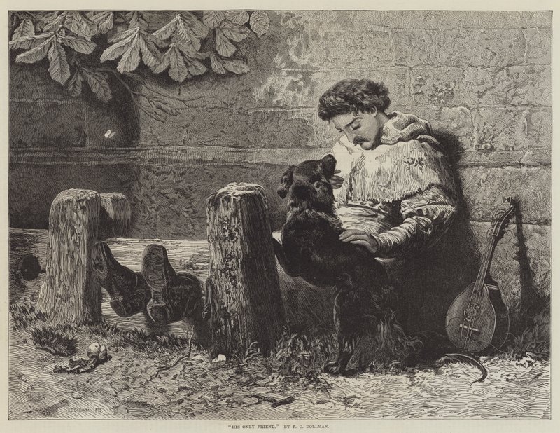 Az egyetlen barátja alkotó: John Charles Dollman