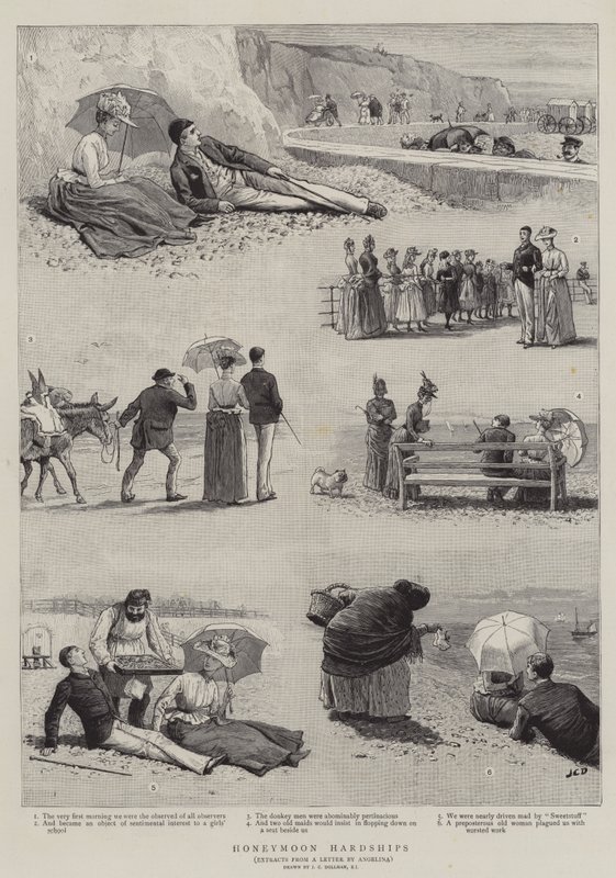 Nászút nehézségei alkotó: John Charles Dollman
