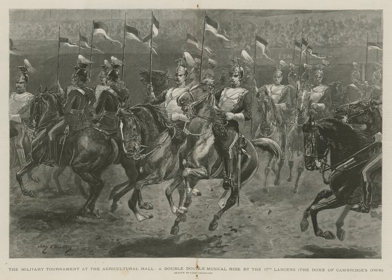 A 17th Lancers dupla dupla musical körútja alkotó: John Charlton