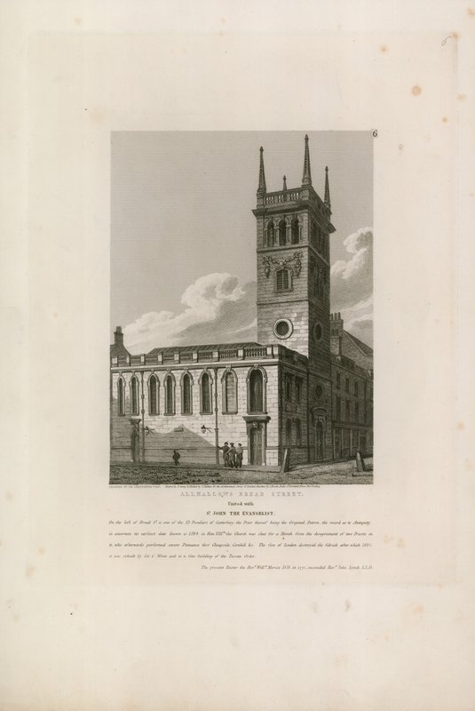 All Hallows, Bread Street, London alkotó: John Coney