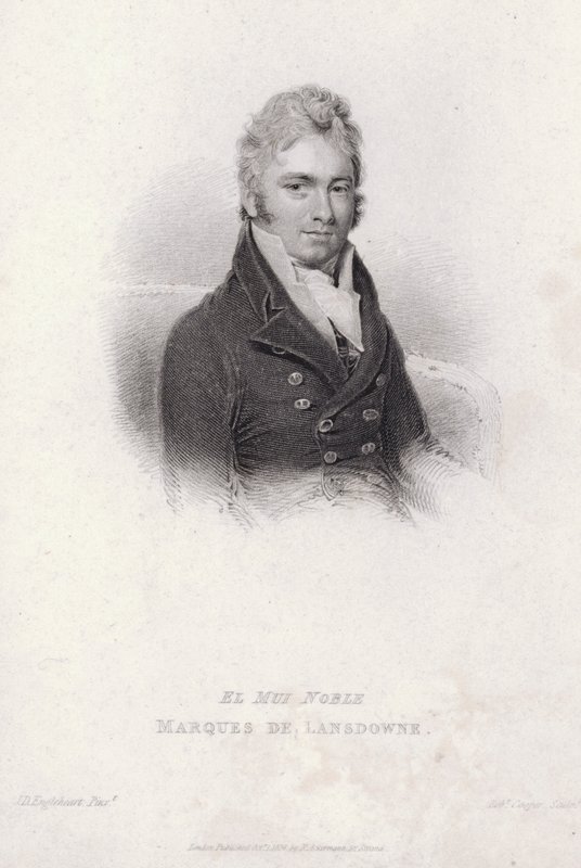 Henry Petty-Fitzmaurice, Lansdowne 3. márquess, angol whig politikus, belügyminiszter és pénzügyminiszter (metszet) alkotó: John Cox Dillman (after) Engleheart