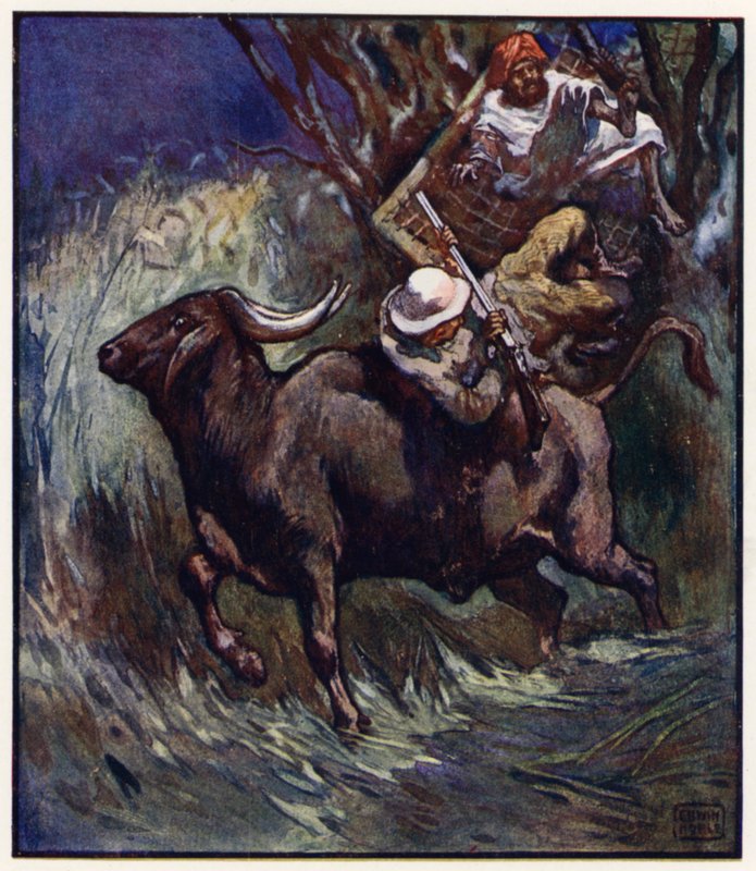 Ebben a pillanatban az ágak csattanással engedtek (színes litó) alkotó: John Edwin Noble