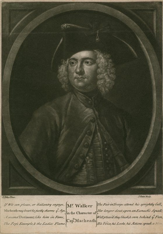 Mr. Walker Macheath kapitány karakterében alkotó: John Ellys