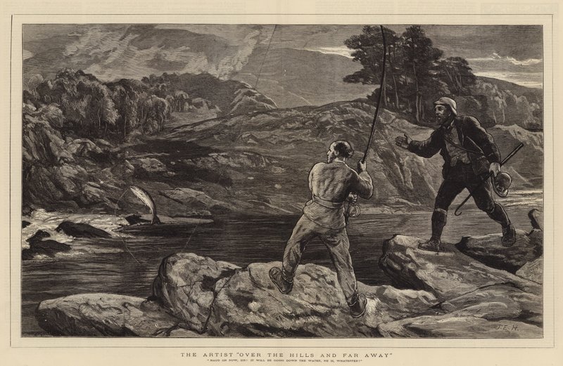 A művész A dombok felett és messze földön alkotó: John Evan Hodgson