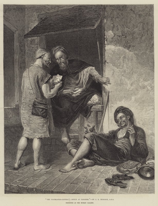 A tangeri postafőnöki hivatal alkotó: John Evan Hodgson