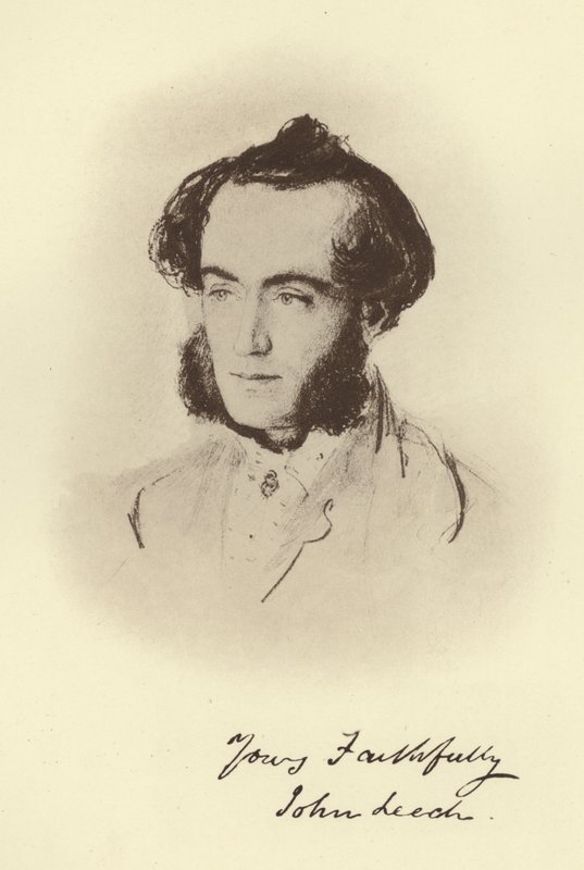 John Leech (f/w fotó) alkotó: John Everett (after) Millais