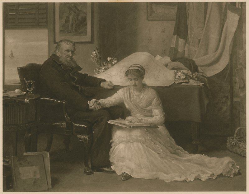 Az észak-nyugati átjáró (fotogravír) alkotó: John Everett (after) Millais