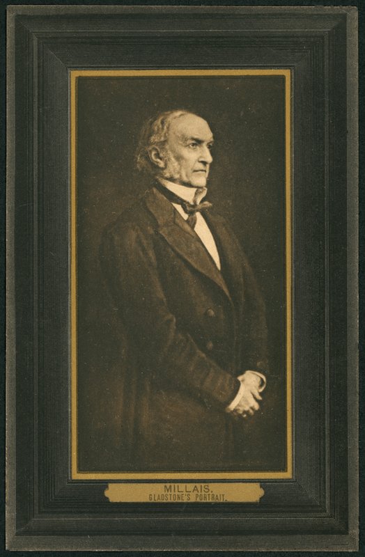 William Gladstone, brit miniszterelnök (litho) alkotó: John Everett (after) Millais