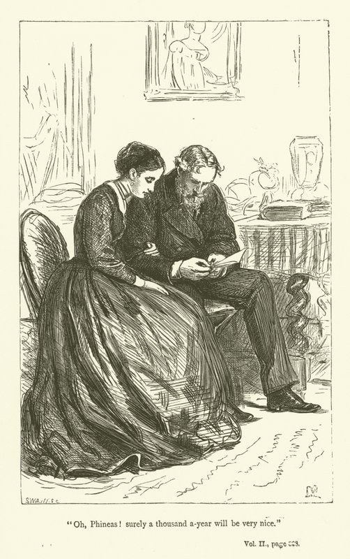 Illusztráció Phineas Finn számára, Anthony Trollope alkotó: John Everett Millais