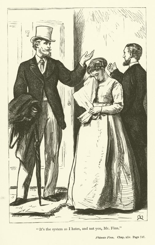 Illusztráció Phineas Finn számára, Anthony Trollope alkotó: John Everett Millais