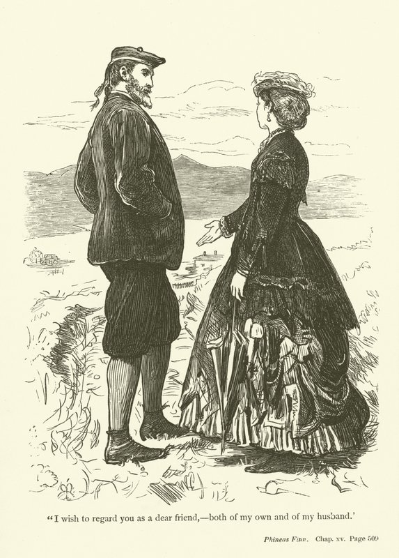 Illusztráció Phineas Finn számára, Anthony Trollope alkotó: John Everett Millais