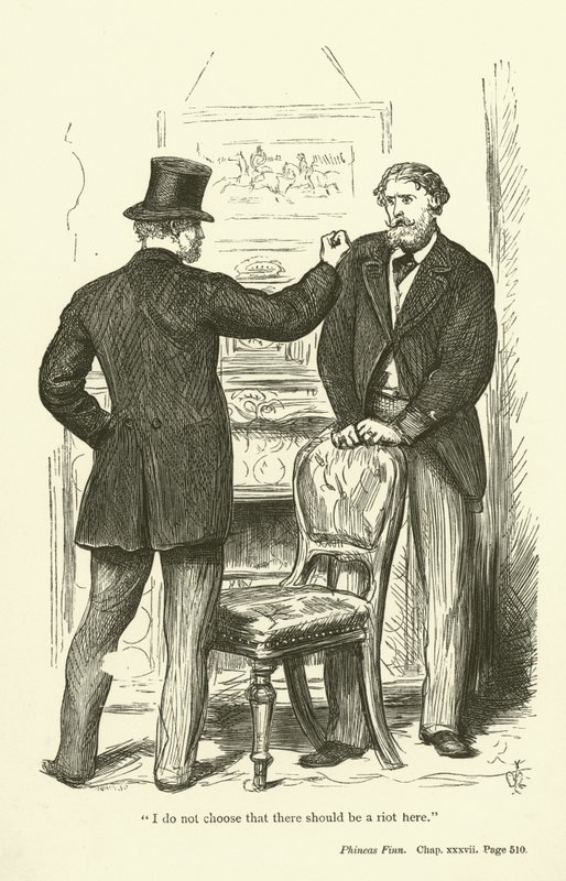 Illusztráció Phineas Finn számára, Anthony Trollope alkotó: John Everett Millais