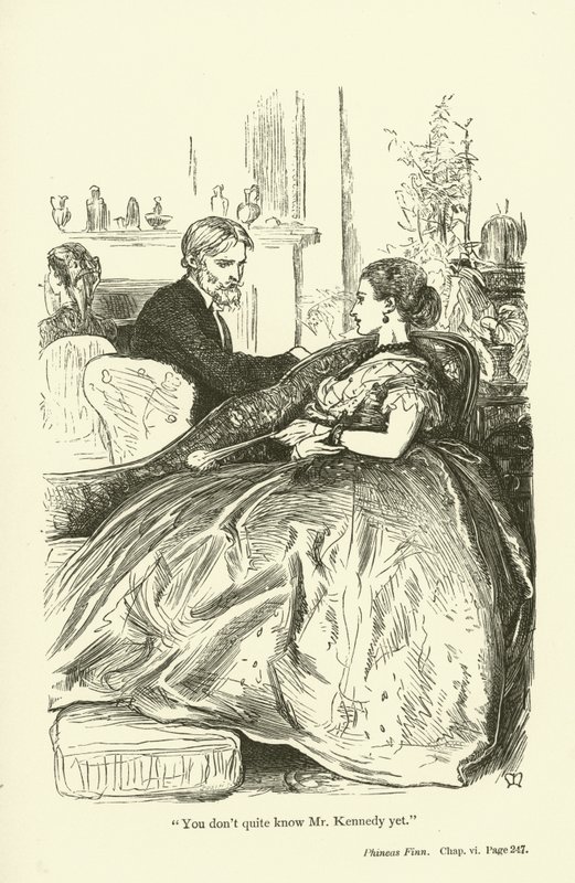 Illusztráció Phineas Finn számára, Anthony Trollope alkotó: John Everett Millais