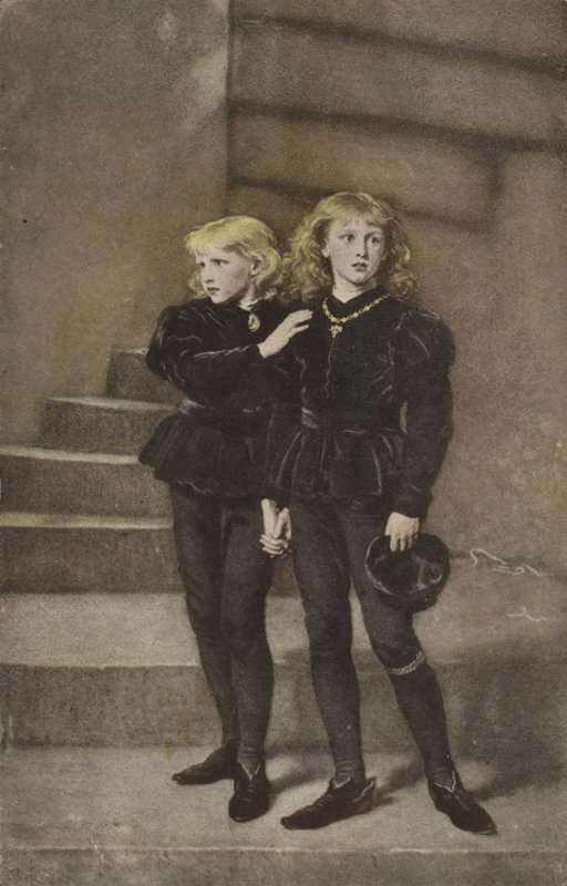 A két herceg, Edward és Richard a toronyban alkotó: John Everett Millais