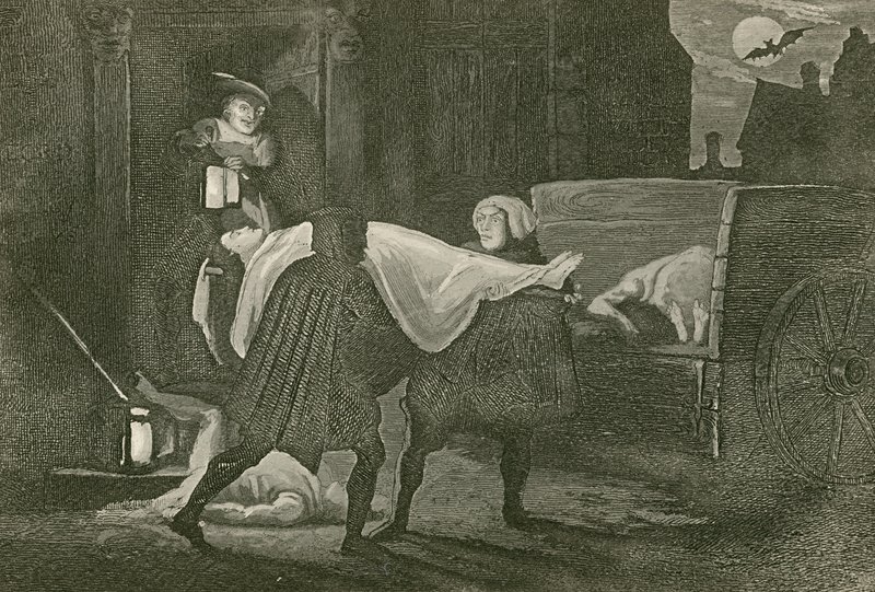 Amabel testét a holtkocsira vitték alkotó: John Franklin
