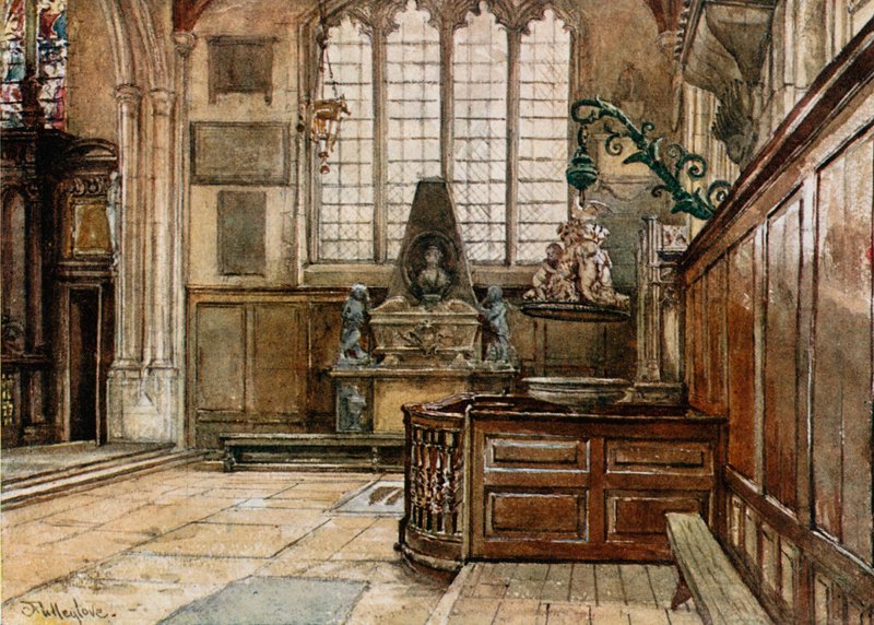 Allhallows belseje, Barking-by-the-Tower alkotó: John Fulleylove
