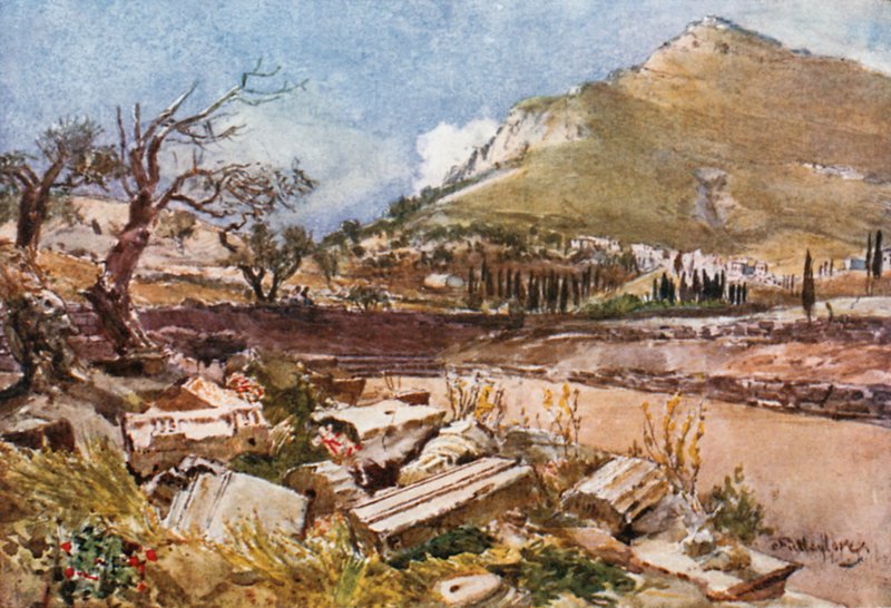 Mount Ithome a Messene Stadionból alkotó: John Fulleylove