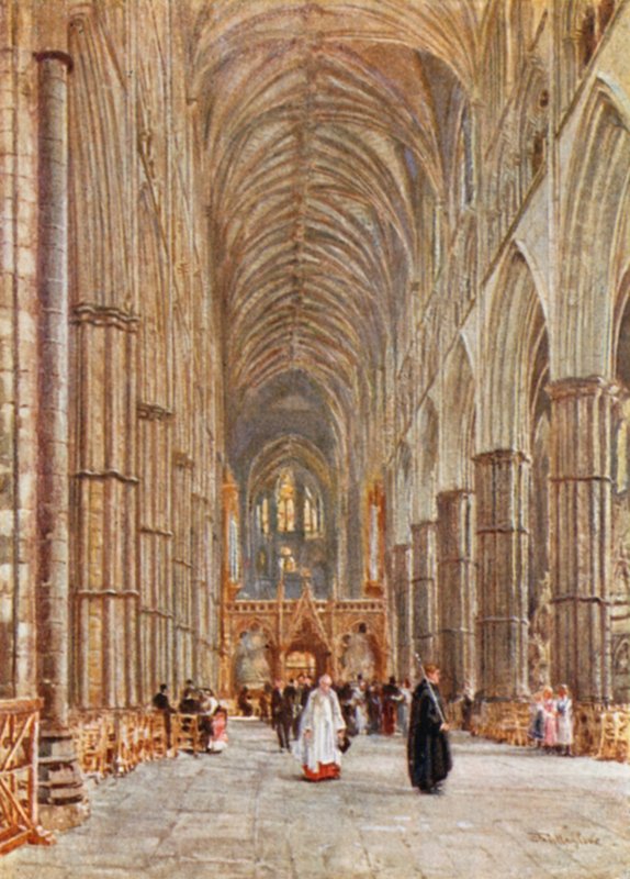 A Westminster Abbey hajója alkotó: John Fulleylove