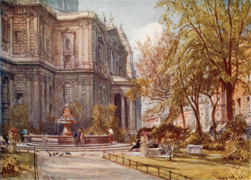 Szent Pál templomkert alkotó: John Fulleylove