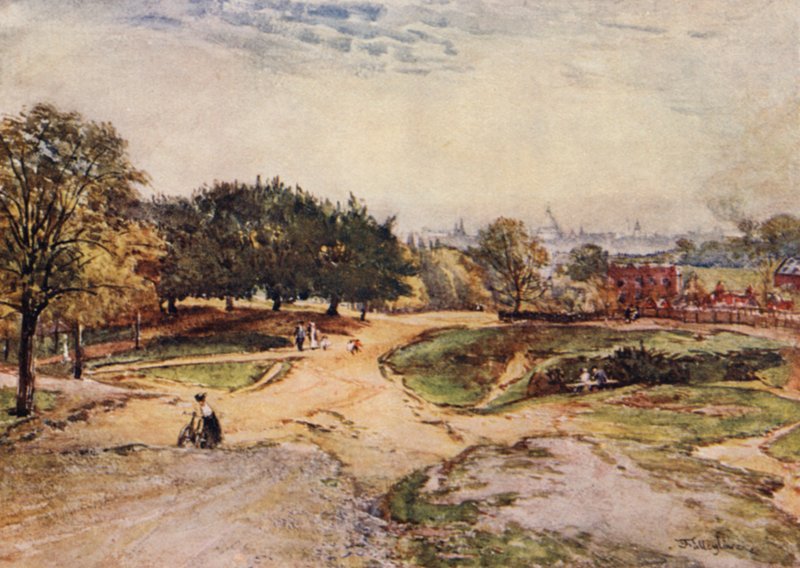 Szent Pál Hampstead-ből (színes litó) alkotó: John Fulleylove