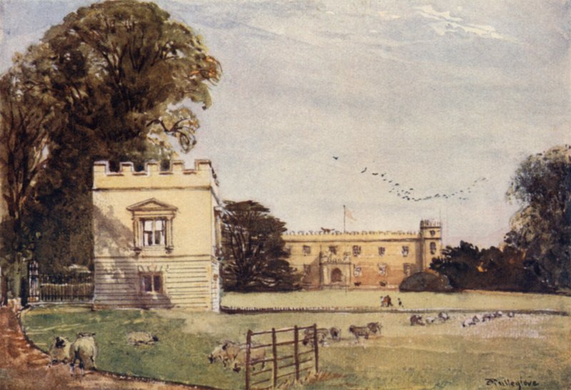 Syon House, Brentford, Garden Front (színes litho) alkotó: John Fulleylove