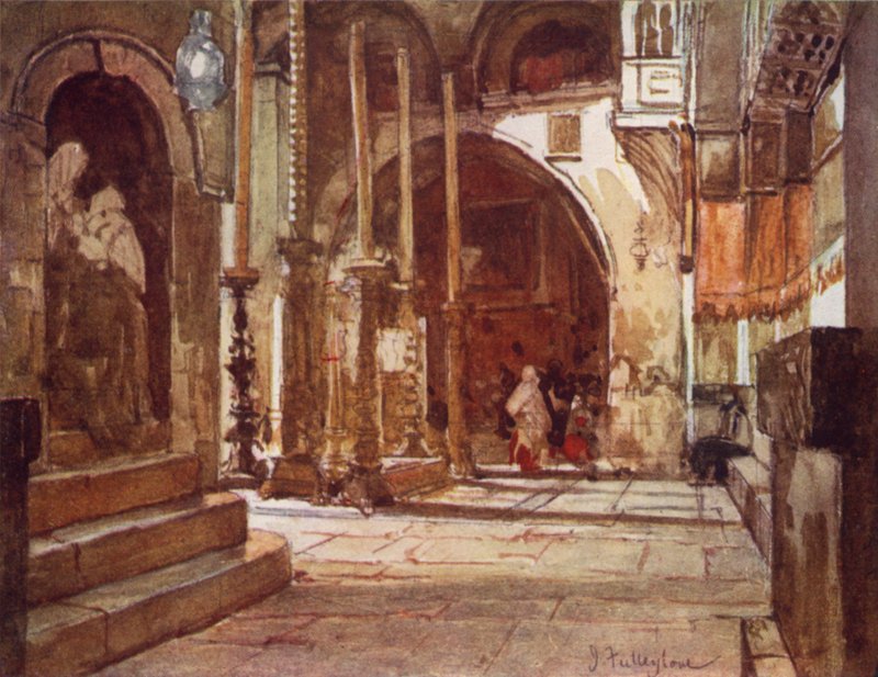 Kenetkő, a Keresztesek Templomának Ambulánsából (színes litó) alkotó: John Fulleylove