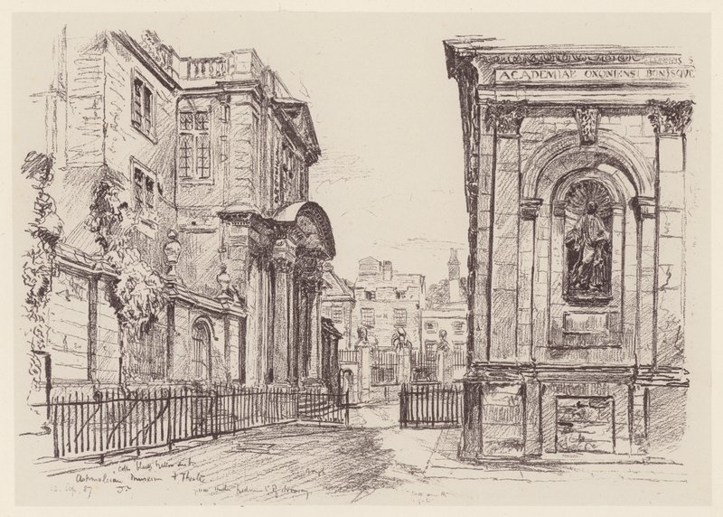 Ashmolean Múzeum (litográfia) alkotó: John Fulleylove
