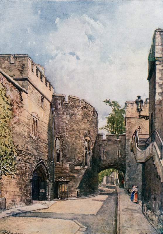 A Bloody Tower és a Jewel House (Wakefield Tower), keletre néz alkotó: John Fulleylove