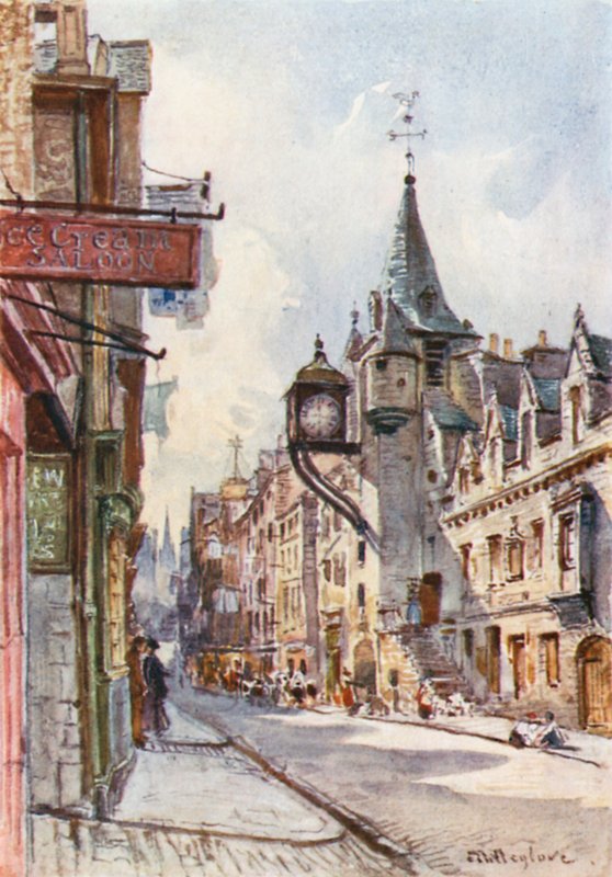 A Canongate Tolbooth nyugatra néz alkotó: John Fulleylove