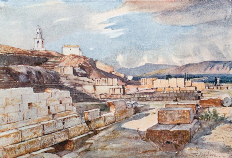 A misztériumok nagy temploma, Eleusis alkotó: John Fulleylove