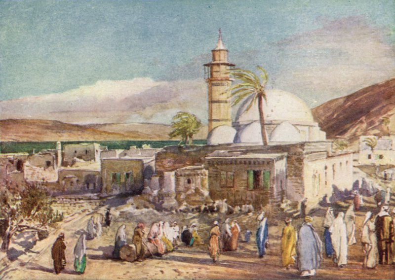 A tibériai mecset és a galileai tó alkotó: John Fulleylove