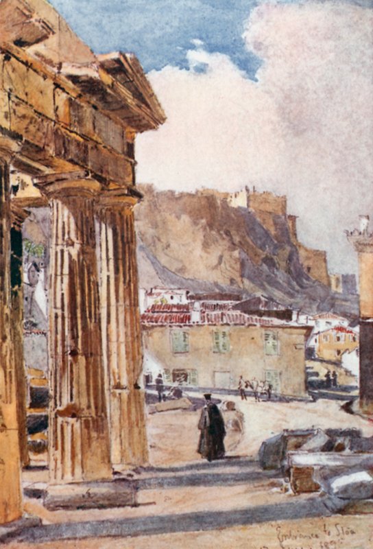 Athéné Archegetis portikusa alkotó: John Fulleylove