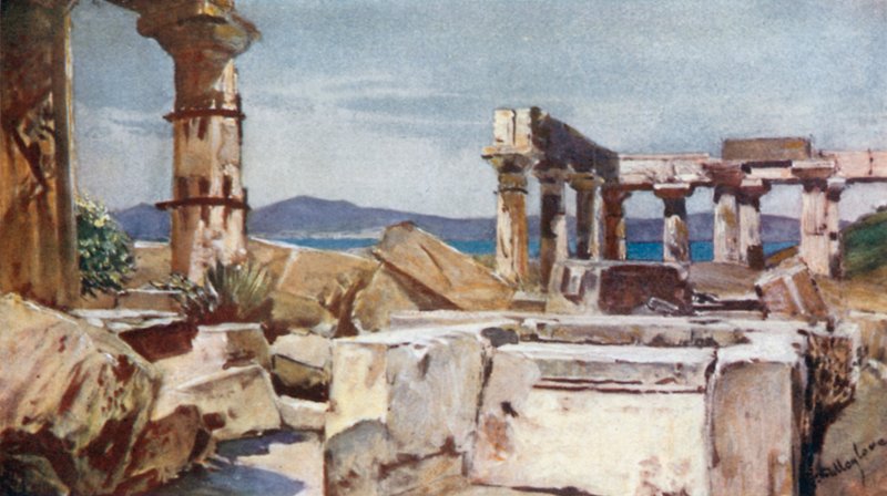 Athéné temploma Aigina szigetén alkotó: John Fulleylove