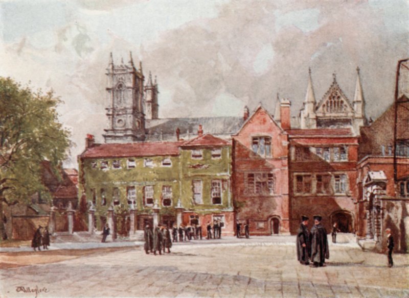 Westminster Abbey, a Westminster Schoolból alkotó: John Fulleylove