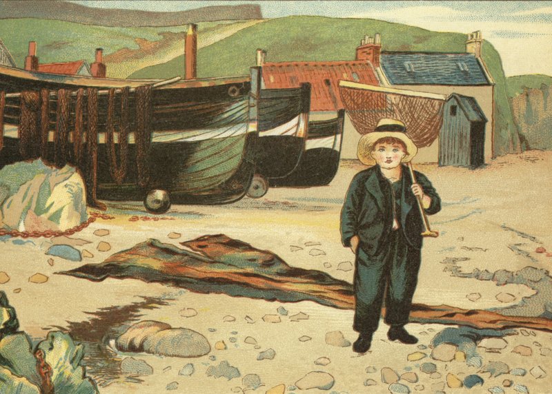 Fisherboy (színes litó) alkotó: John George (after) Sowerby