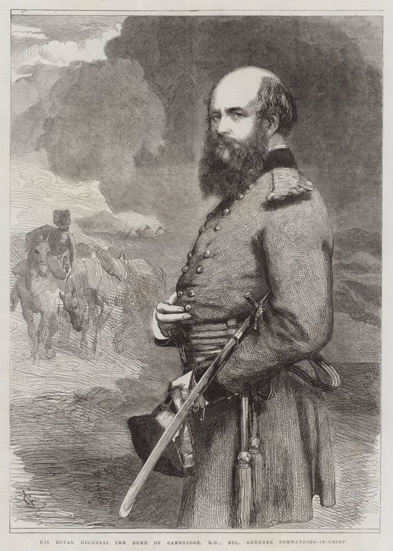 Ő Királyi Fensége, Cambridge hercege, KG stb., General Commanding in Chief metszet alkotó: John Gilbert