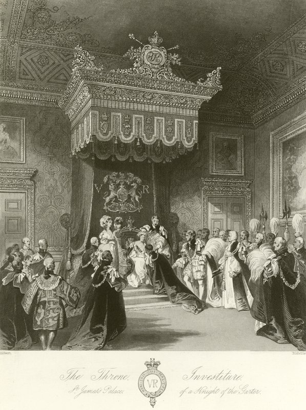 A harisnyakötő lovagjának beiktatása alkotó: John Gilbert