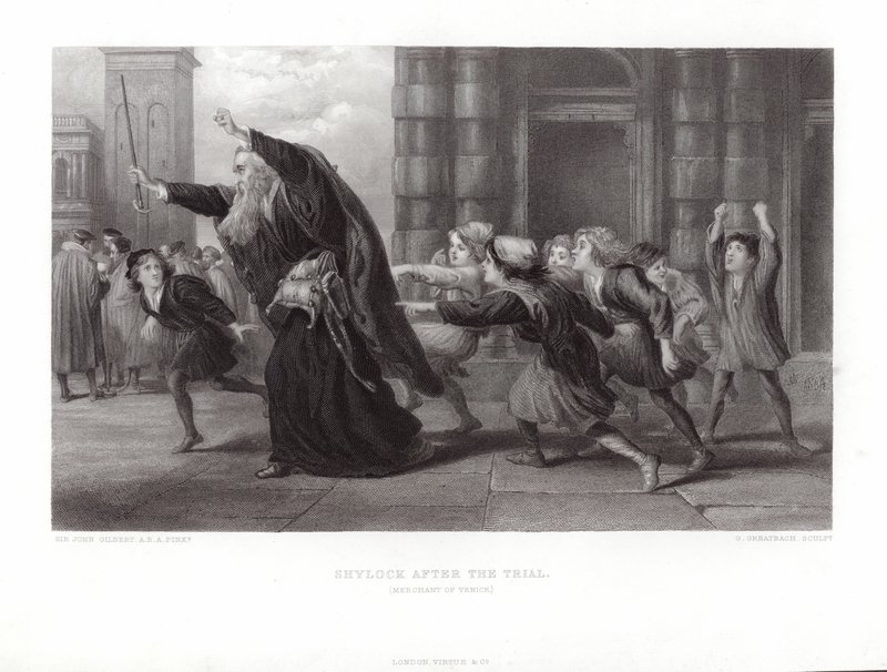 Shylock alkotó: John Gilbert