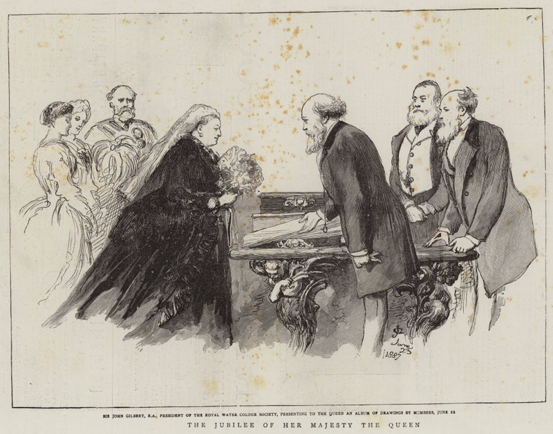 Őfelsége, a királyné jubileuma alkotó: John Gilbert
