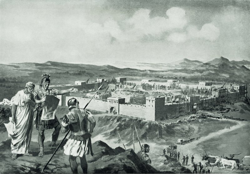 Egy latin kolónia (litho) alkotó: John Harris Valda