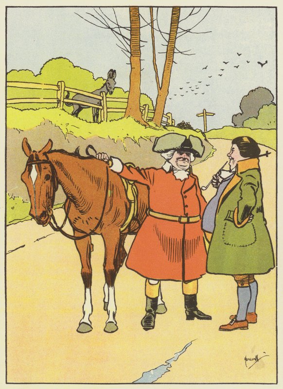 "János azt mondta: "Ez az esküvőm napja" (színes litho) alkotó: John Hassall