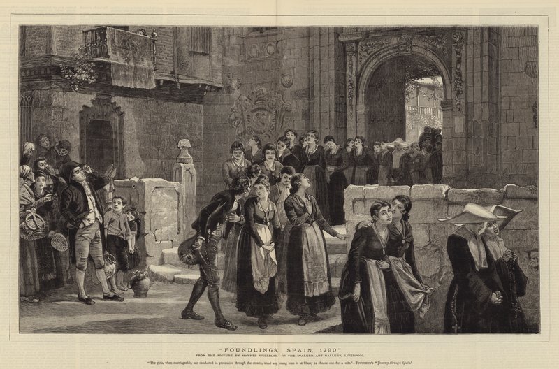 Foundlings, Spanyolország, 1790 alkotó: John Haynes Williams