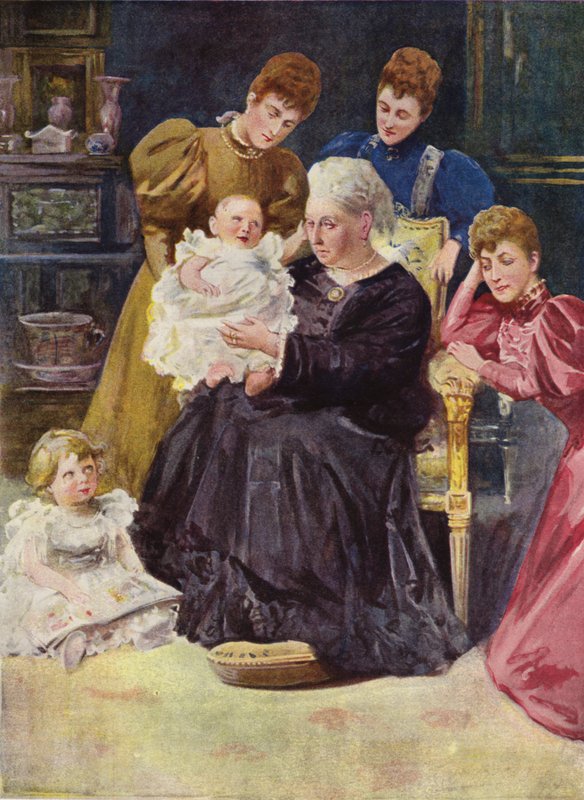 Viktória királynő karaktere: Egyszerűség (színes litó) alkotó: John Henry Frederick (after) Bacon