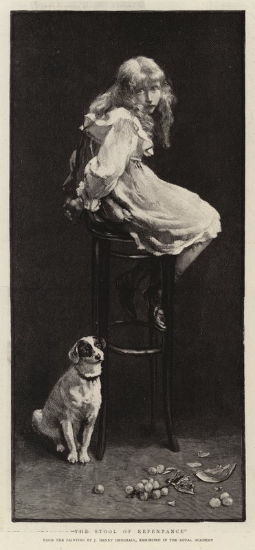 A bűnbánat zsámolya alkotó: John Henry Henshall