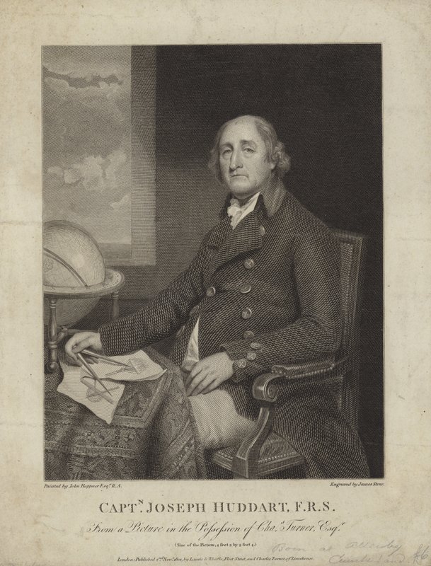 Joseph Huddart kapitány alkotó: John Hoppner