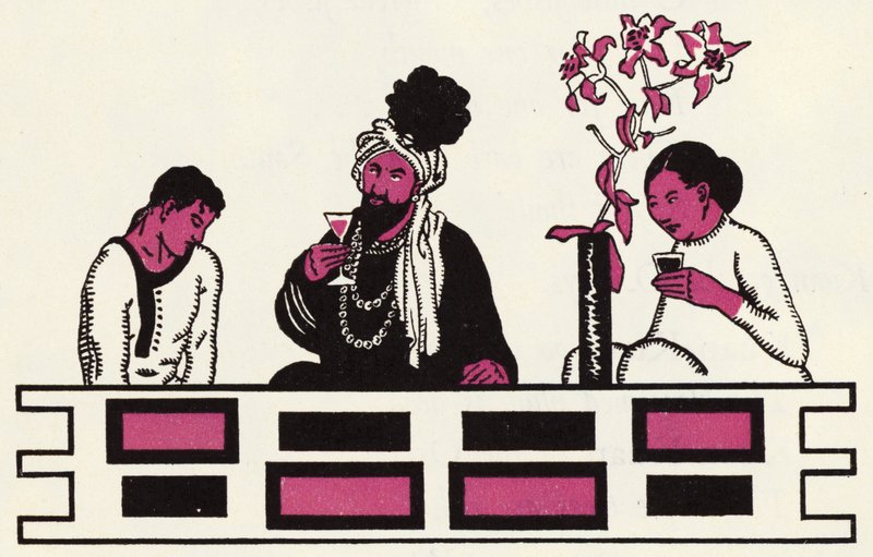 Illusztráció: Aladdin és a csodálatos lámpa története (színes litó) alkotó: John Kettelwell