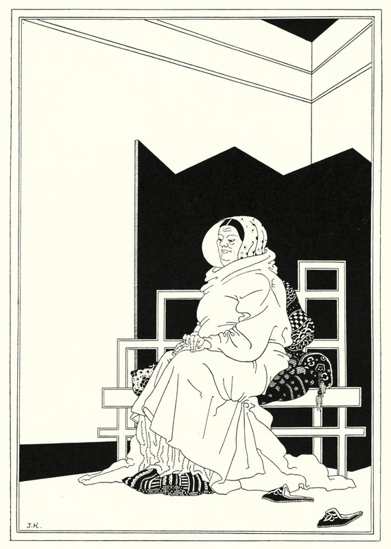 Illusztráció: Aladdin története és a csodálatos lámpa (litho) alkotó: John Kettelwell